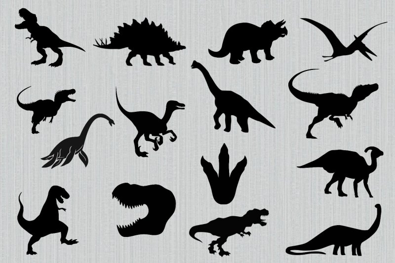 Динозавр очертания