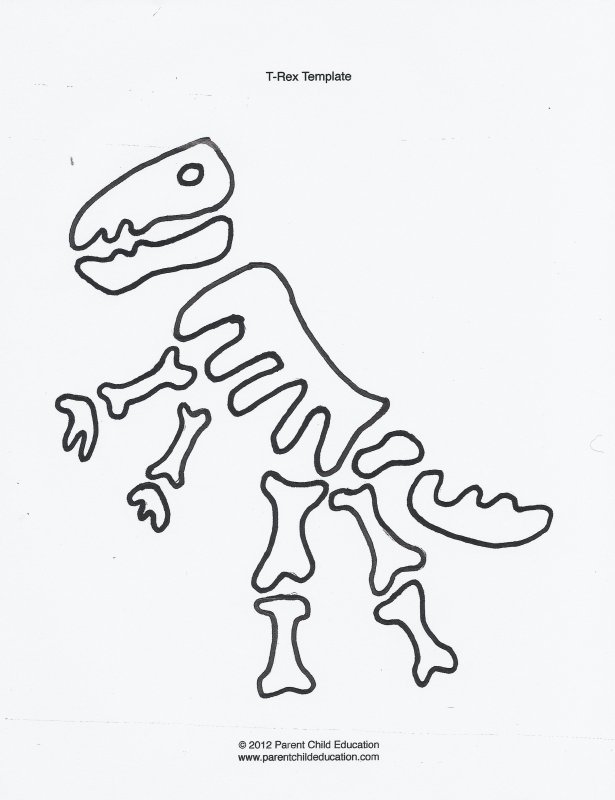 Кости динозавров для детей