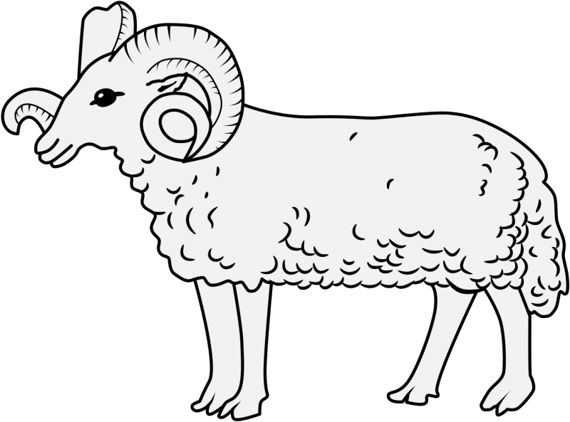 Аппликация овца