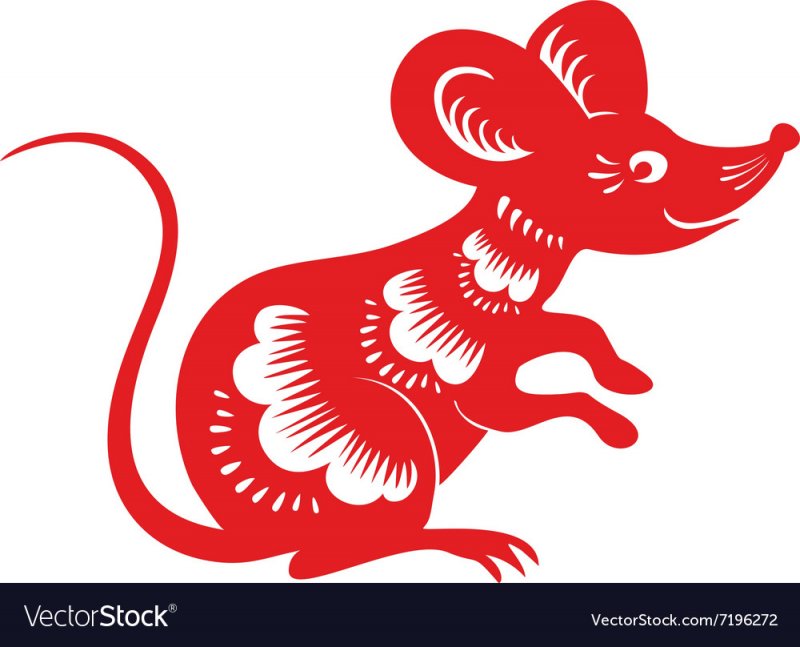 Год красной крысы иллюстрации