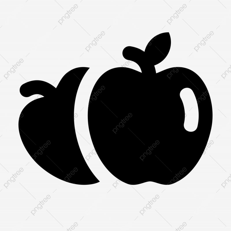 Векторные иконки яблоко