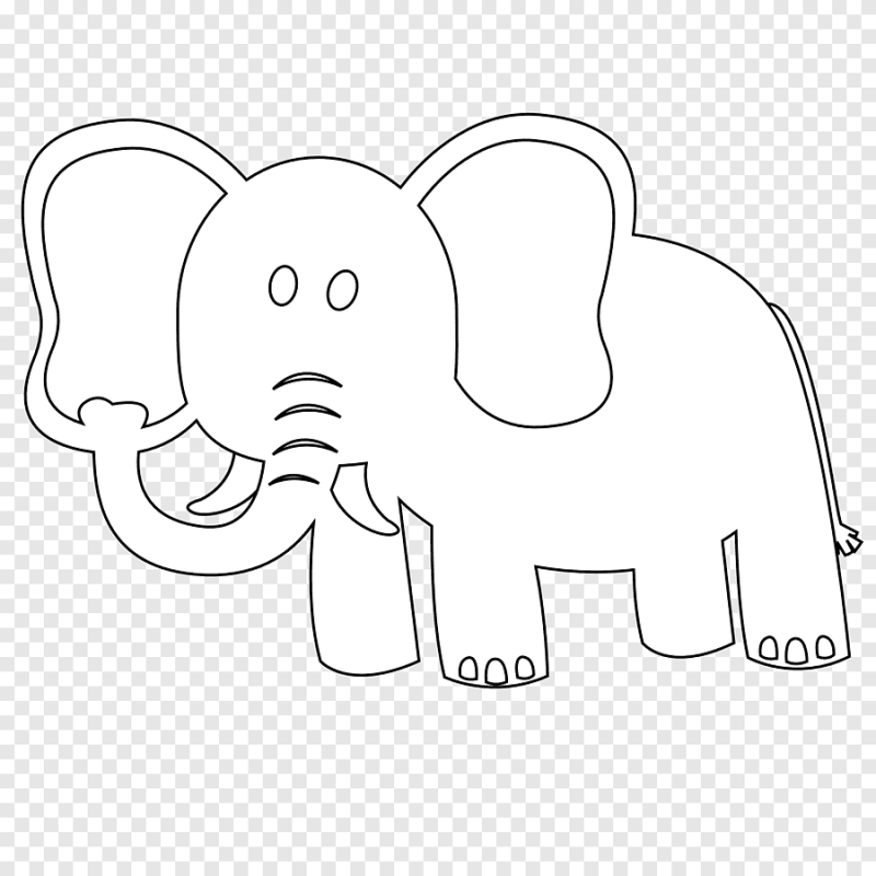 Силуэт слона