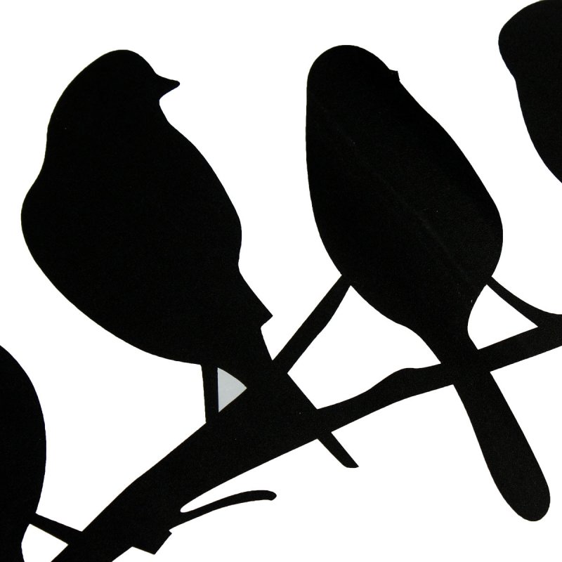 Трафарет "птицы на ветках"