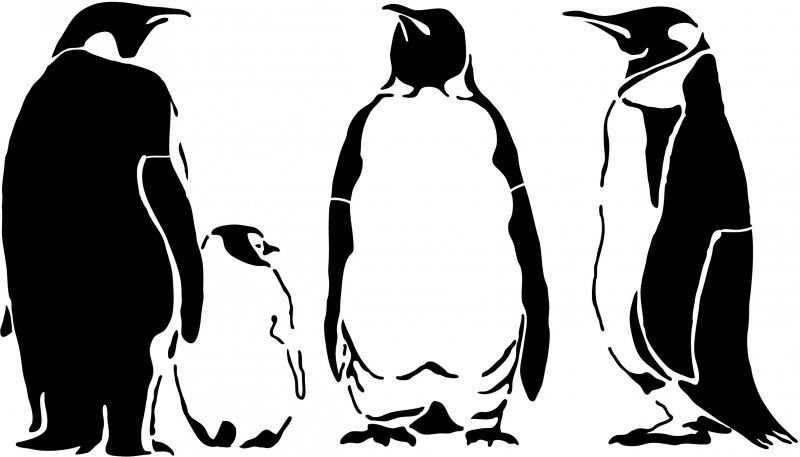 Пингвин для вырезания