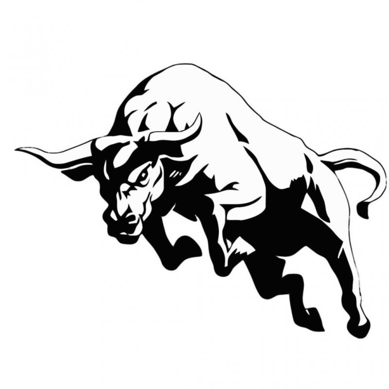 Символ года бык стилизованный