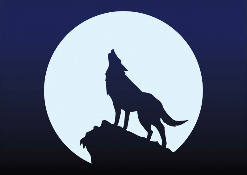 Wolf over Moon logo