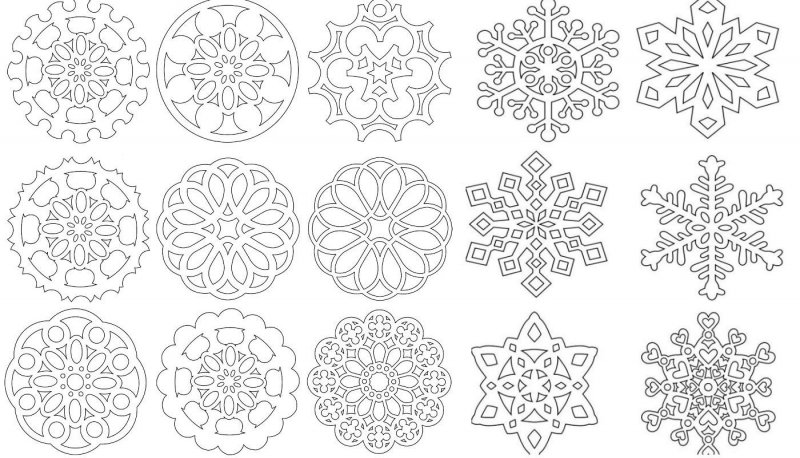 Как делать простые снежинки без рисунков и по числам раз 234-56-78