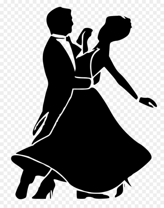 Силуэты танцевальных пар