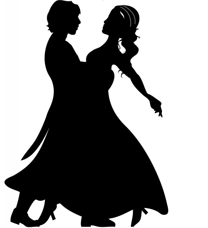Набросок танцующей пары