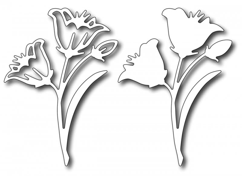Киригами цветы