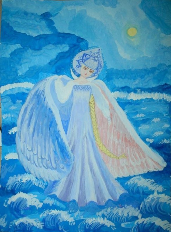 Картина Царевна-лебедь Михаила Врубеля