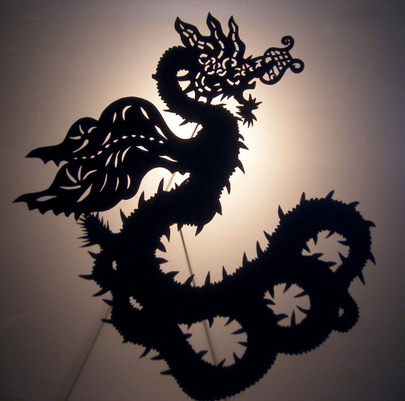 Теневой китайский дракон