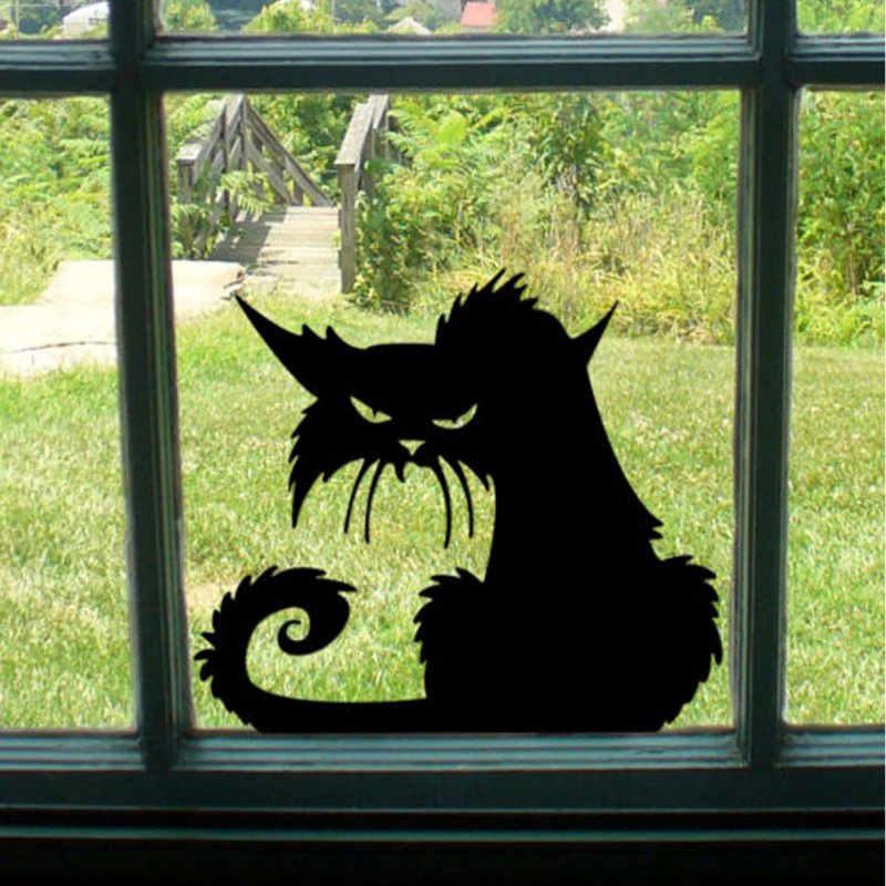 Кошка украшение на окно