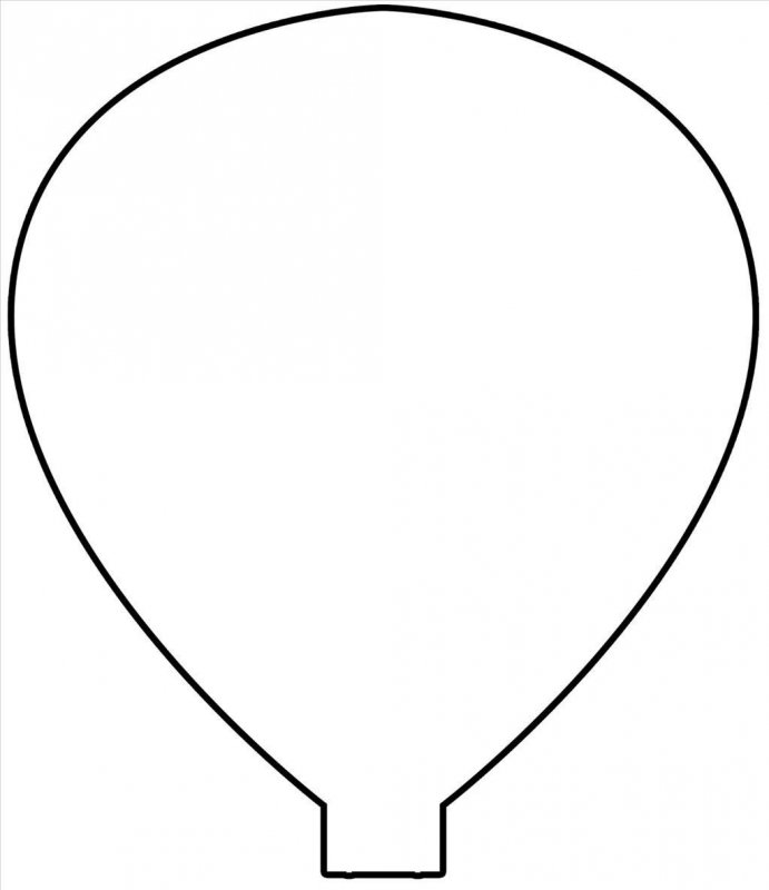 Воздушный шарик сердечко раскраска