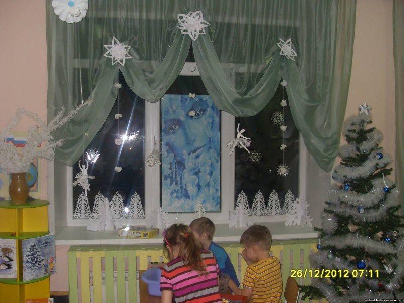 Дед Мороз на окно из бумаги шаблоны для вырезания