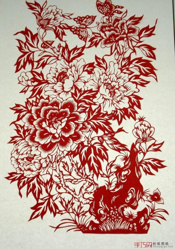 Китайский орнамент цветы
