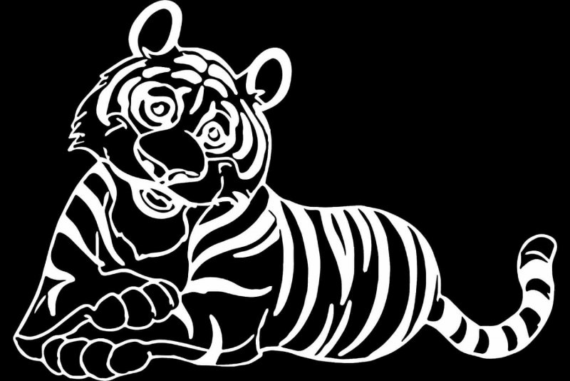 Вытынанки тигра 2022