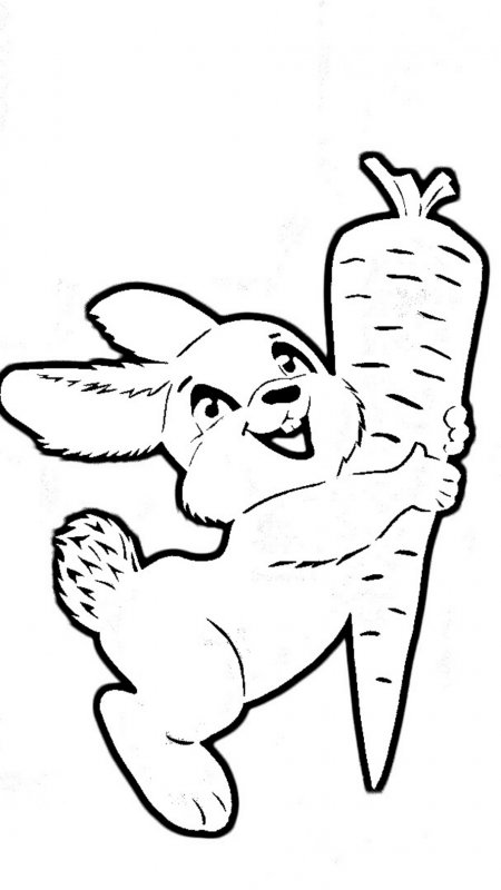 Стилизованный образ кролика