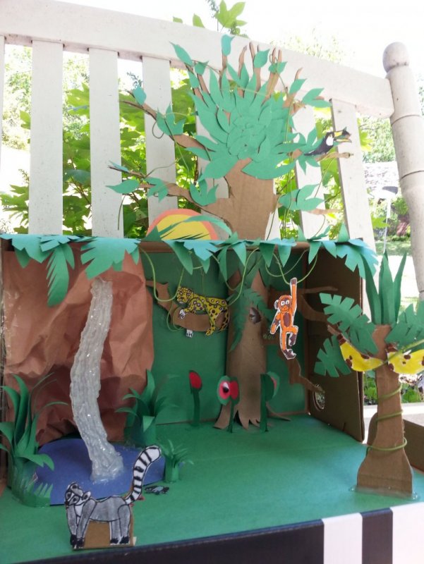 Макет джунгли для детского сада