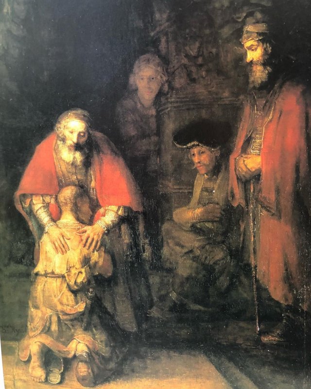Рембрандт Возвращение блудного сына картина