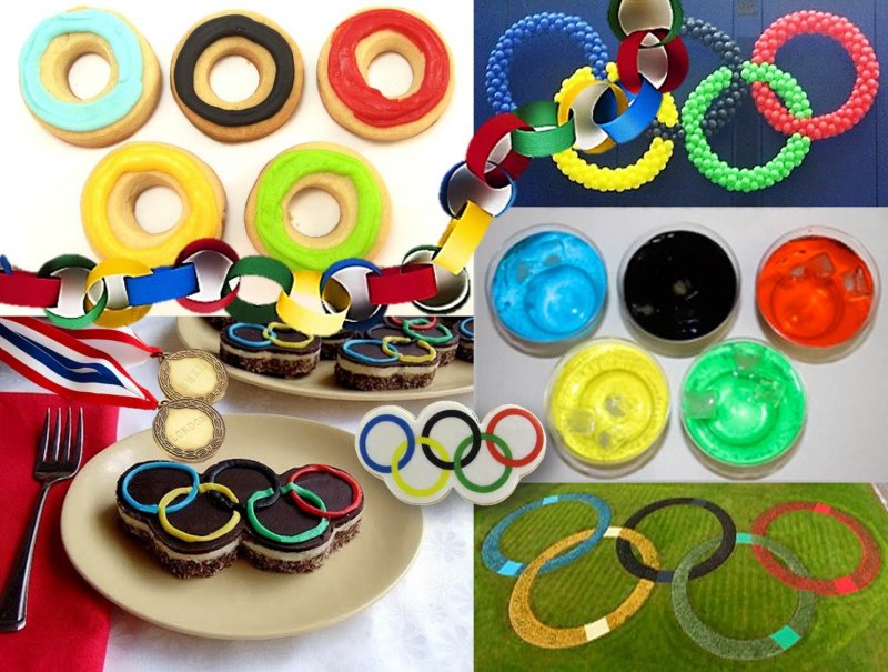 Олимпийские кольца вышивка