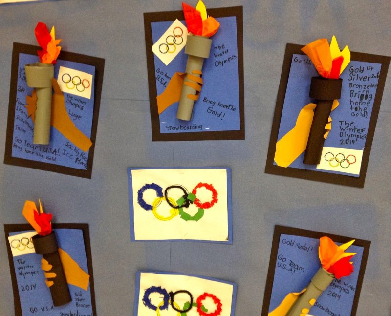 Поделки на тему олимпиада для детей