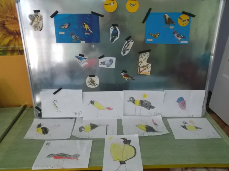 Модель птицы для дошкольников своими руками