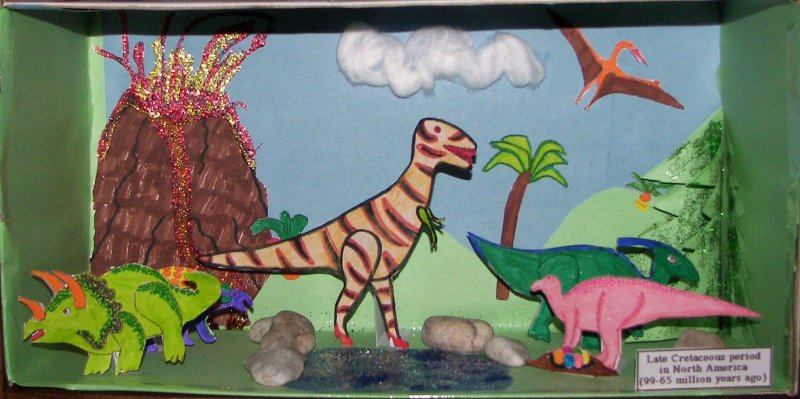 Динозавр из конфет