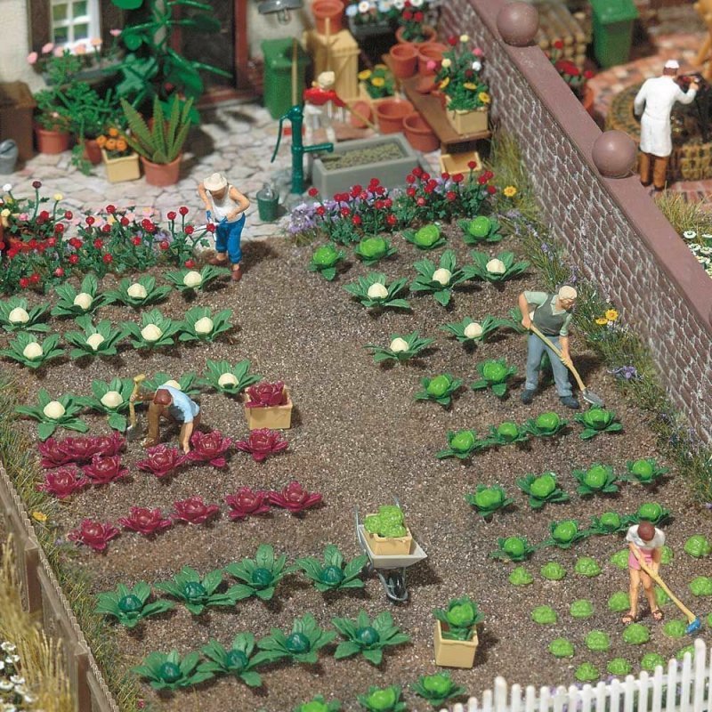 Макет огорода в детском саду