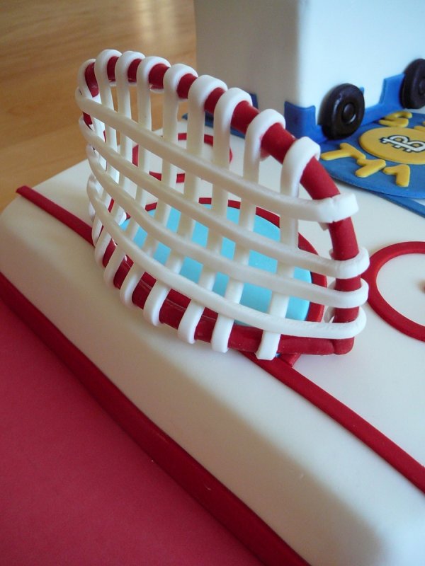 Торт декор хоккей
