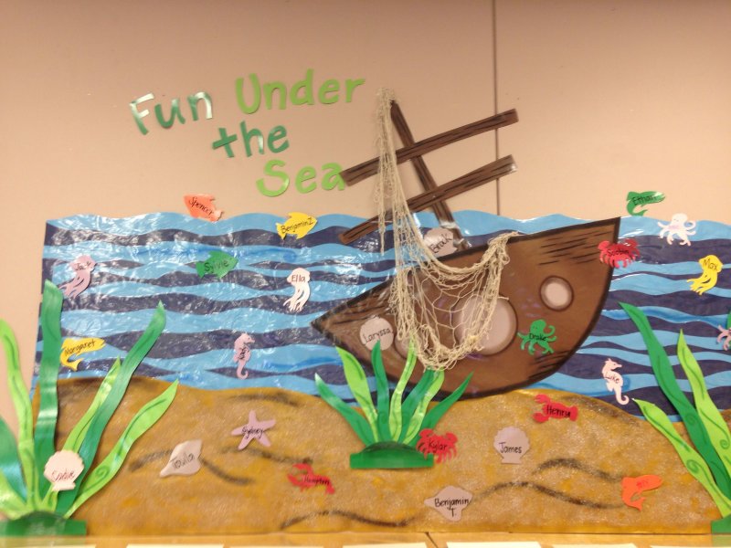 Поделки в детский сад на тему океан