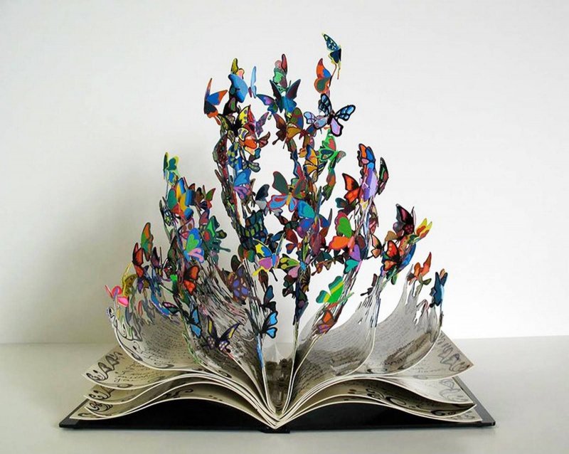 Скульптуры Дэвида Кракова бабочки