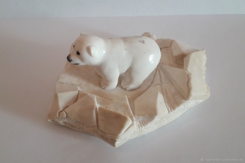 Поделка белый медведь
