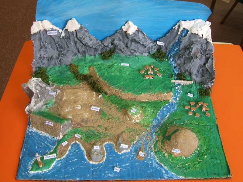 Макет озера для детского сада