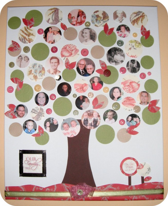 Выставка семейное Древо в детском саду