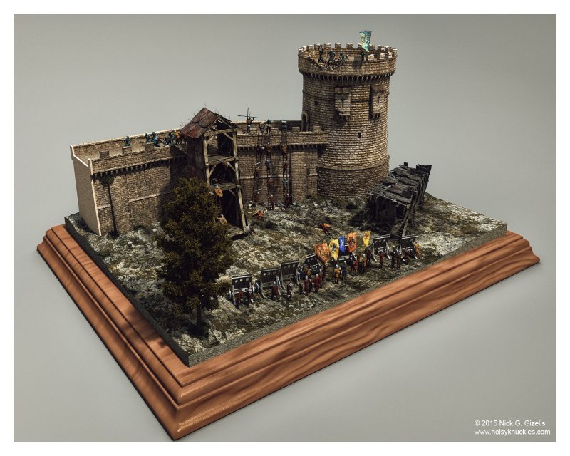 Castle Medieval Diorama