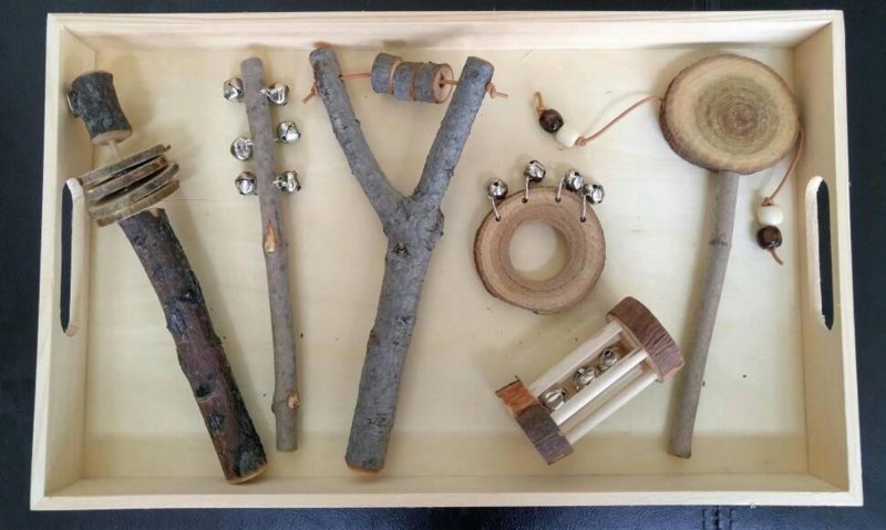 Музыкальные инструменты из природного материала