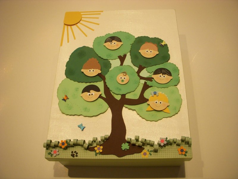 Фамильное дерево для детского сада