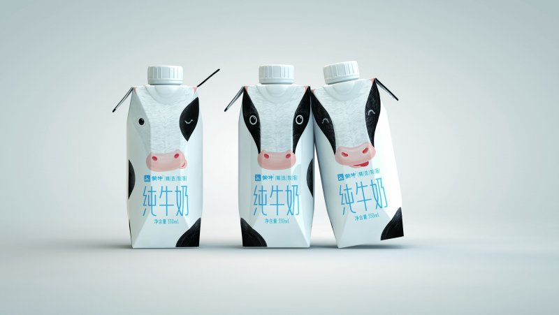 Необычные упаковки молока