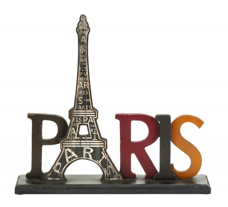 Надпись Париж на прозрачном фоне