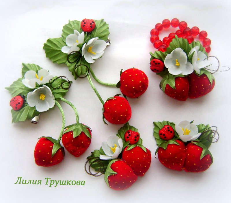 Поделка ягоды для детей