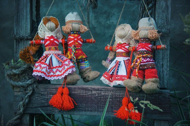 Куклы обереги славянские неразлучники