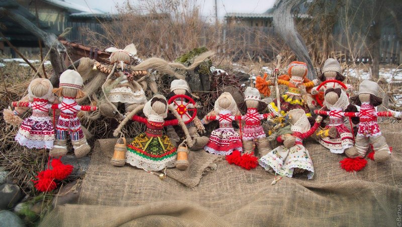 Обереговые куклы древней Руси