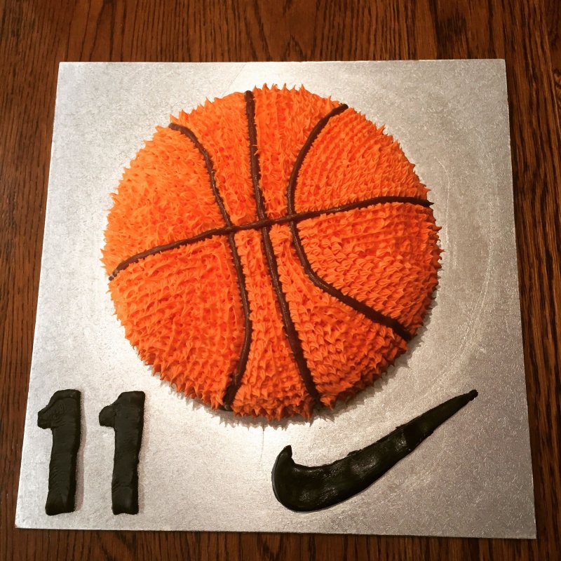 Торт баскетбольный для мальчика