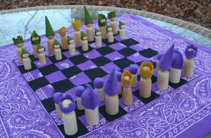 Шахматное королевство поделка