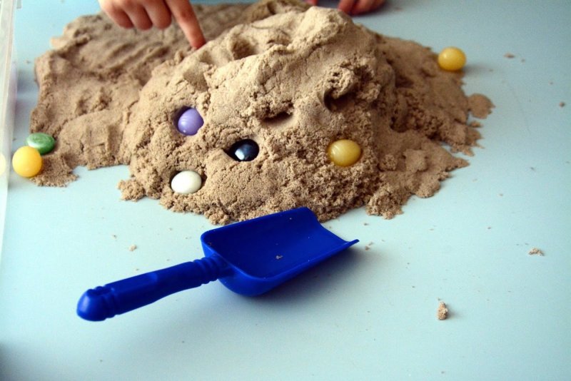 Кинетический песок в детском саду