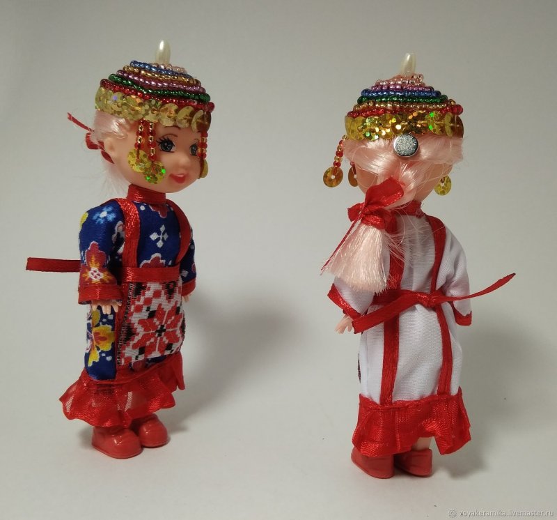 Сувениры чувашских кукол