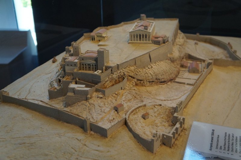 Макет Афинского Акрополя Пушкинский музей