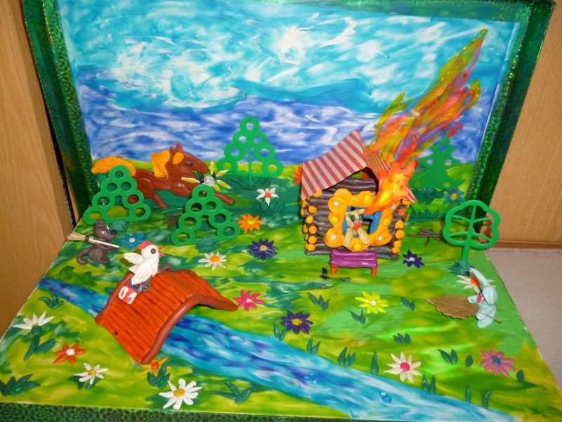 Поделка Кошкин дом для детского сада