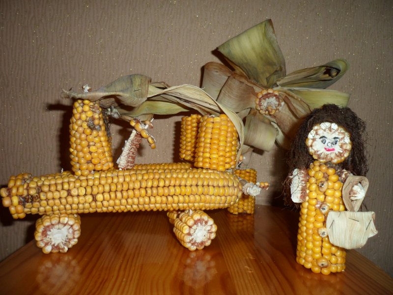 Поделки из кукурузы